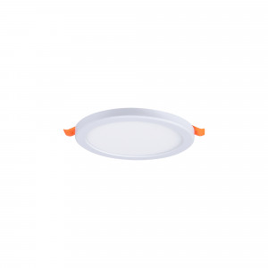 Luminária embutida circular LED 8W - Diâmetro de corte ajustável: Ø 50-90mm
