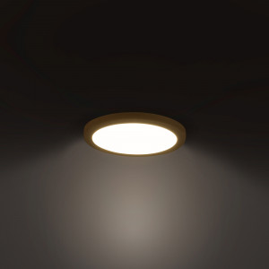 Downlight LED circular de encastrar 8W - Diâmetro de corte ajustável: Ø 50-90mm