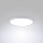 Downlight circular LED 15W - Diâmetro de corte ajustável: Ø 50-140mm - branco