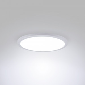 Downlight circular LED 15W - Diâmetro de corte ajustável: Ø 50-140mm - branco