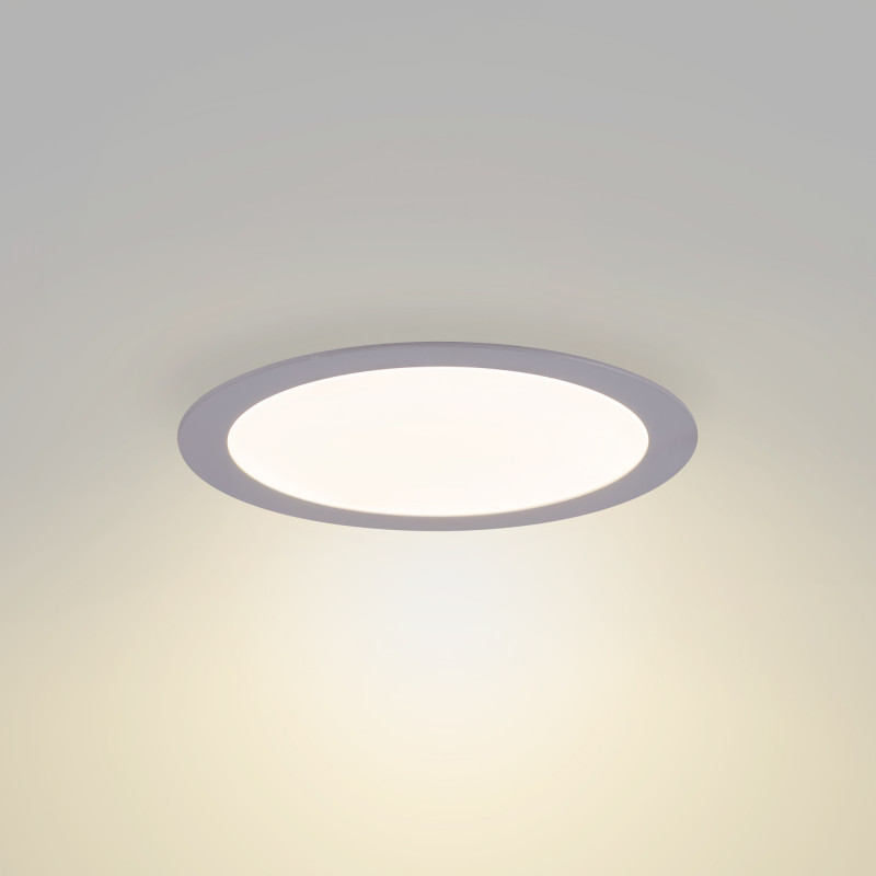 Luminária Downlight LED circular slim 20W - Corte Ø 225mm