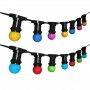 Pack Grinalda Exterior 6,5m com10 Lâmpadas LED de cores mistas Pack Grinalda Exterior 6,5m com10 Lâmpadas LED de cores mistas