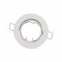 Aro downlight encastrável circular basculante para lâmpada GU10 / GU5.3