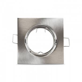 Aro downlight encastrável quadrado basculante para lâmpada GU10 / GU5.3 Aro downlight encastrável quadrado basculante para lâmpada GU10 / GU5.3