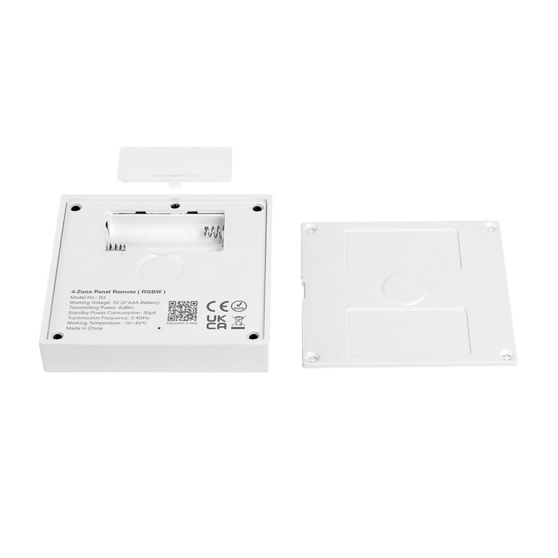 Painel de controle de luz RGB e RGBW