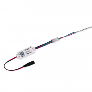 Controlador pequeno para  fitas LED RGB- WiFi + Bluetooth - 5-24V DC - 3.5A