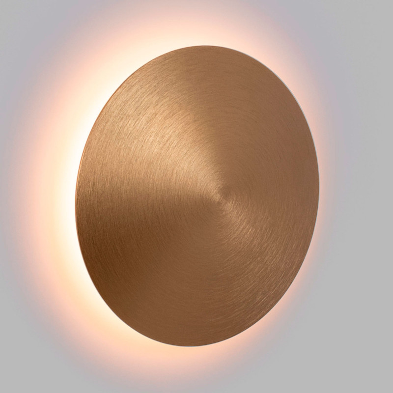 Aplique de parede LED circular "Eclipsis" 18W - 3000K - CRI90 - Driver KeGu - IP20 Aplique de parede LED circular "Eclipsis" 18W - 3000K - CRI90 - Driver KeGu - IP20