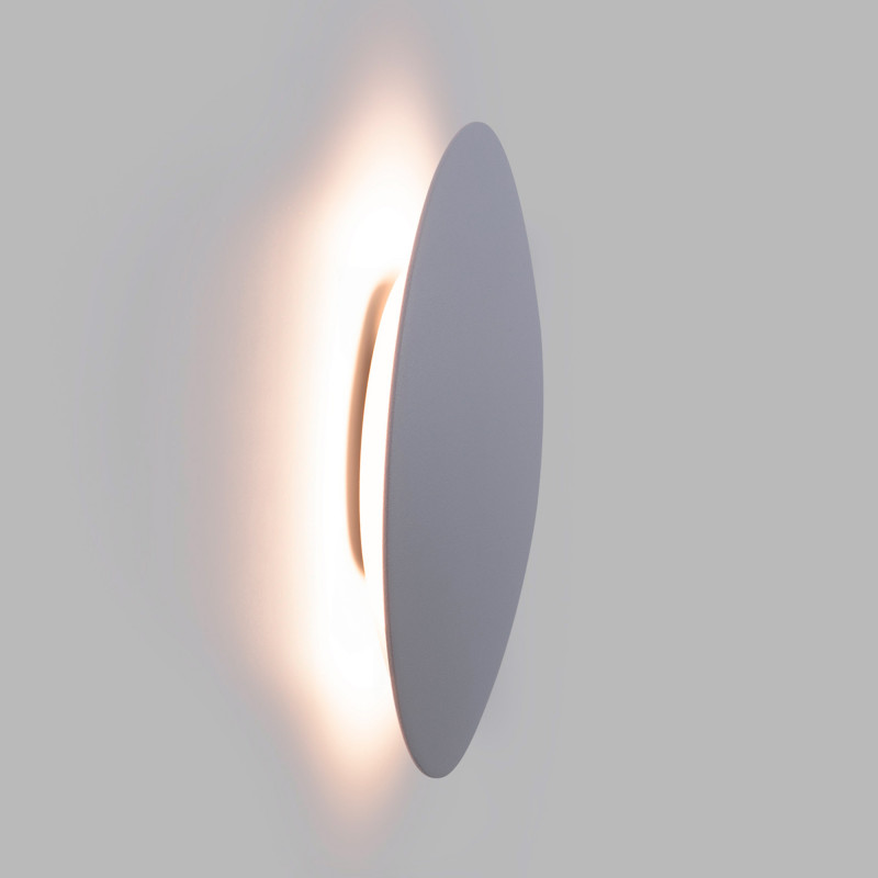 Luminária de parede LED branca circular "Eclipsis" 18W - 3000K - CRI90 - Driver KeGu - IP20