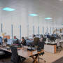 Painel LED "Blue Skylight" efeito luz do céu para escritórios e áreas de espaços