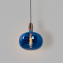 Lâmpada LED de design decorativa na cor azul