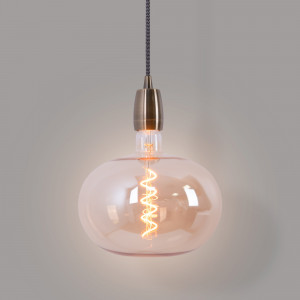 Lâmpada LED decorativa de filamento "Decor - Dourada" - E27 R220 - Dimável- 4W - 1800K