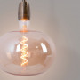 Iluminação decorativa com lâmpadas de design dourado