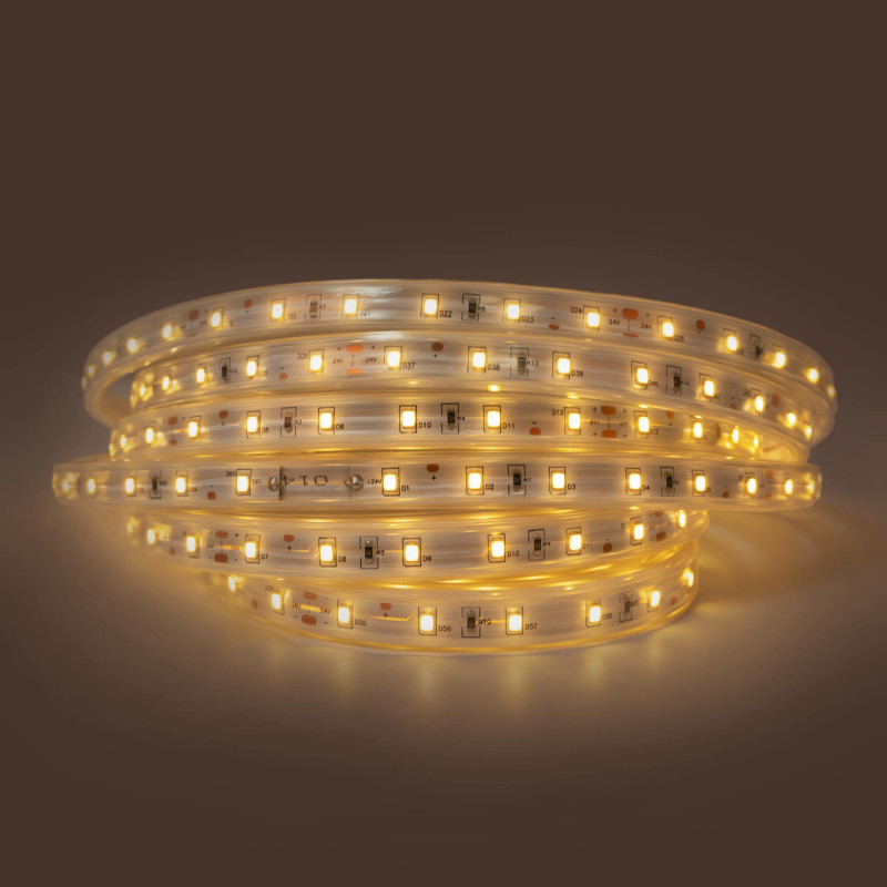 Fitas de LED em branco quente IP65