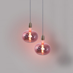 Iluminação decorativa com lâmpadas de design de cobre