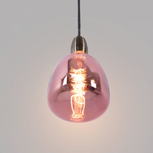 lâmpada de design de espelho pintura cobre