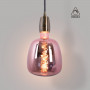 Lâmpada decorativa de filamento LED com pintura de cobre - E27 D140 - Dimável - 4W - 1800K