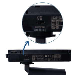 Driver com Interruptor instalado para mudança de temperatura da luz