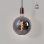 Lâmpada decorativa de globo filamento com acabamento esfumado "Smoky" E27 G200 - Regulável - 4W - 1800K