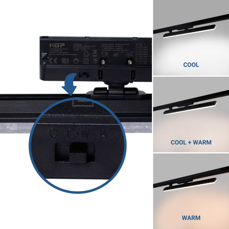 Projetor LED linear com driver KGP integrado Projetor LED linear com driver KGP integrado