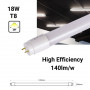 Pack x 100- Tubos LED 120cm T8 - 18W - 140lm/W