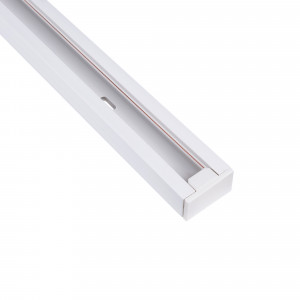 Carril monofásico de PVC para focos LED - Superfície -  2 metros