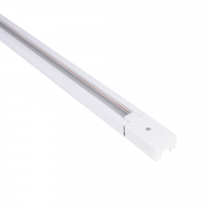 Carril monofásico de PVC para focos LED - Superfície -  2 metros