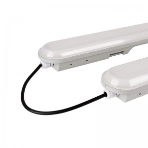 Luminária LED linear hermética interligável