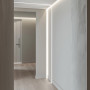 Iluminação decorativa de salas com perfis de alumínio para esquinas