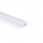 Perfis de alumínio na cor branca para Fita de LED - Kit completo - 18 x13mm