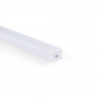 Perfis de alumínio na cor branca para Fita de LED - Kit completo - 18 x13mm