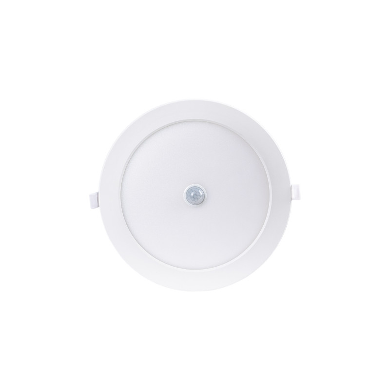 Downlight LED CCT com sensor PIR - 18W - Recorte Ø 200-210mm