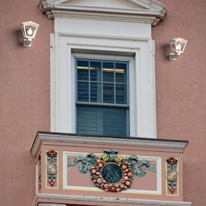 Candeeiro de parede clássico para fachadas, varandas e terraços FUMAGALLI "Nardo/Roby" - 1 x E27 - 8,5W CCT
