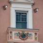 Lanterna de parede clássica para fachadas, varandas e balcões FUMAGALLI "Nardo/Roby" - 1 x E27 - 8,5W CCT - cor cinzenta