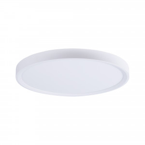 Plafon LED CCT branco com acabamento na cor branca