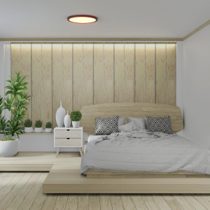 Candeeiro de teto LED do tipo plafon para  decoração de quartos