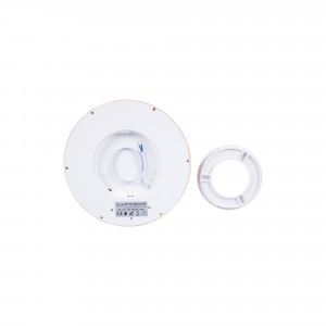 Plafón LED redondo CCT  com difusor branco