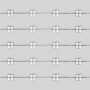 Módulo com pastilhas LED  quadradas para iluminação de cartazes publicitários