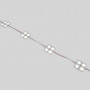 Módulo com 4 LEDs para decoração e iluminação de reclamos luminosos