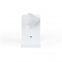 Pack x 2 - Aplique de parede para leitura com porta USB "BASKOP" - 6W - Design vertical - Branco