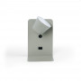 Pack x 2 -Luminária de parede para leitura com porta USB "BASKOP" - 6W - Design vertical - Cinzento