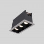 Foco LED linear encastrável triplo 6W - UGR18 - CRI90 - Chip OSRAM - Branco