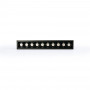 Foco LED linear de embutir 20W - UGR18 - CRI90 - Chip OSRAM - Preto