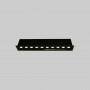 Foco LED linear de embutir 20W - UGR18 - CRI90 - Chip OSRAM - Preto