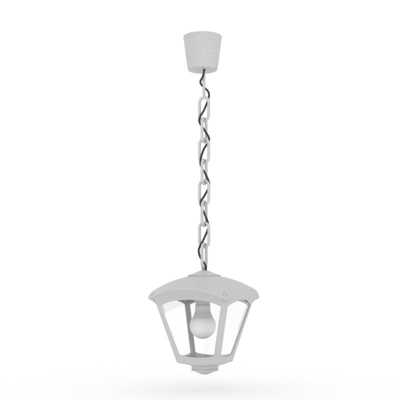 Candeeiro de exterior suspenso FUMAGALLI "Sicar/Roby" - 1 x E27 - 8,5W CCT - cor cinzenta