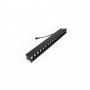 Luminária linear LED de 30W para embutir- UGR18 - CRI90 - Chip OSRAM - 4000K - Preto