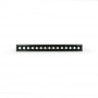 Foco linear de LED para embutir no teto