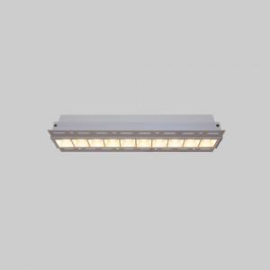 Luminária LED  embutida no teto de gesso