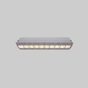 Foco linear LED para integração em gesso cartonado - 20W - UGR18 - CRI90 - Branco