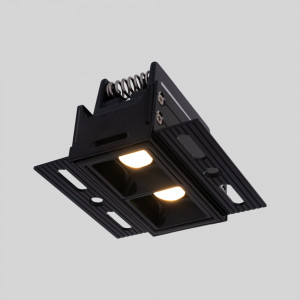 Projetor linear LED para integração em placas de gesso cartonado - 4W - UGR18 - CRI90 - Preto