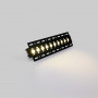 Foco linear LED para integração em gesso cartonado - 20W - UGR18 - CRI90 - Preto